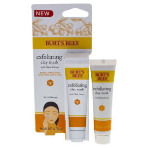 Burt’s Bees Plum Extract Exfoliating Facial Clay Masks, 0.57 Oz