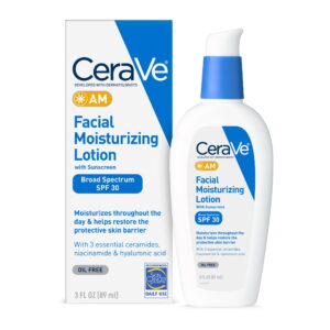 CeraVe AM Facial Moisturizer with SPF 30 Broad Spectrum Safety, 3 oz