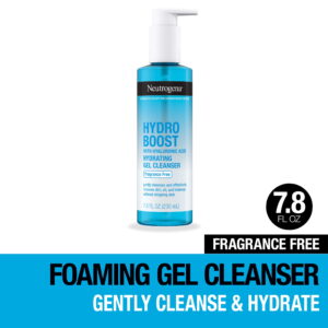 Neutrogena Hydro Increase Perfume-Free Gel Facial Cleanser with Hyaluronic Acid, 7.8 oz