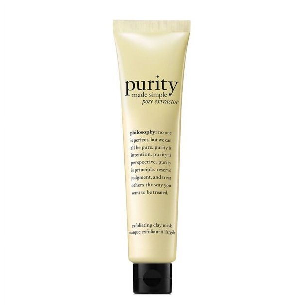 Philosophy Purity Made Easy Exfoliating Clay Masks for Pore Extraction, 2.5 Oz